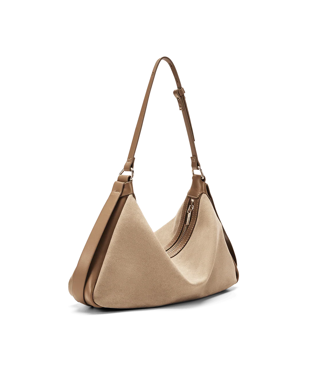 ANINE SHOULDER BAG - CAMEL SUEDE-CAMEL - Image 3