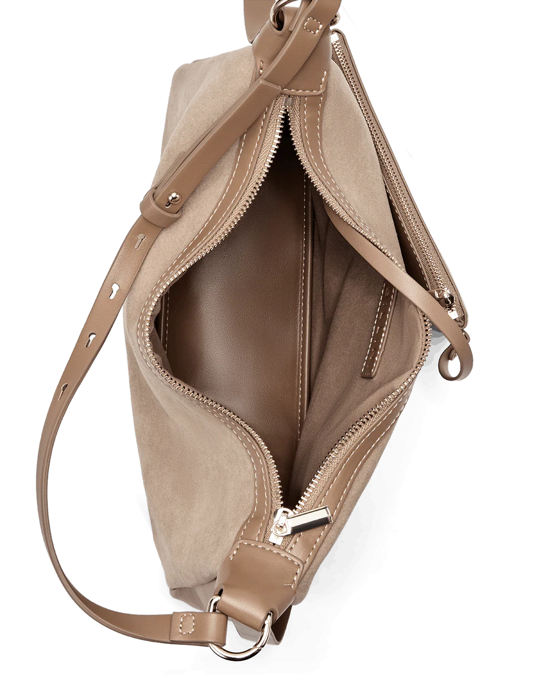 ANINE SHOULDER BAG - CAMEL SUEDE-CAMEL - Image 4