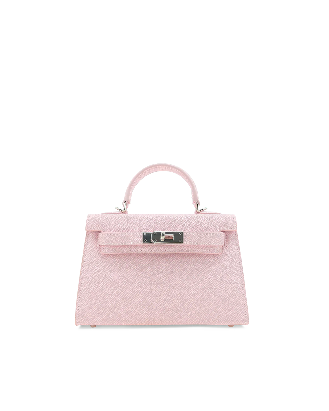 HARIETTE HANDLE BAG - PINK SAFFIANO