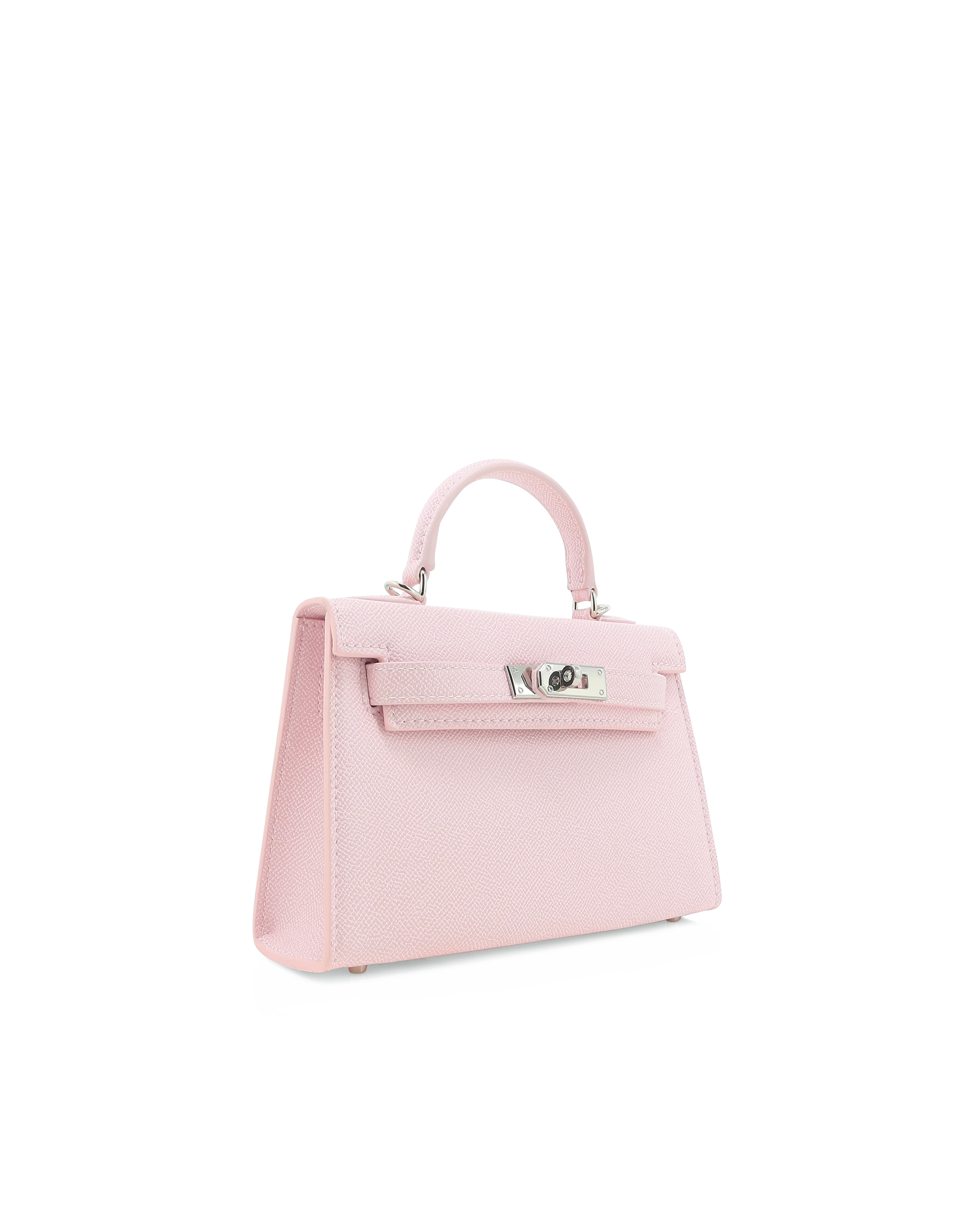 HARIETTE HANDLE BAG - PINK SAFFIANO - Image 5