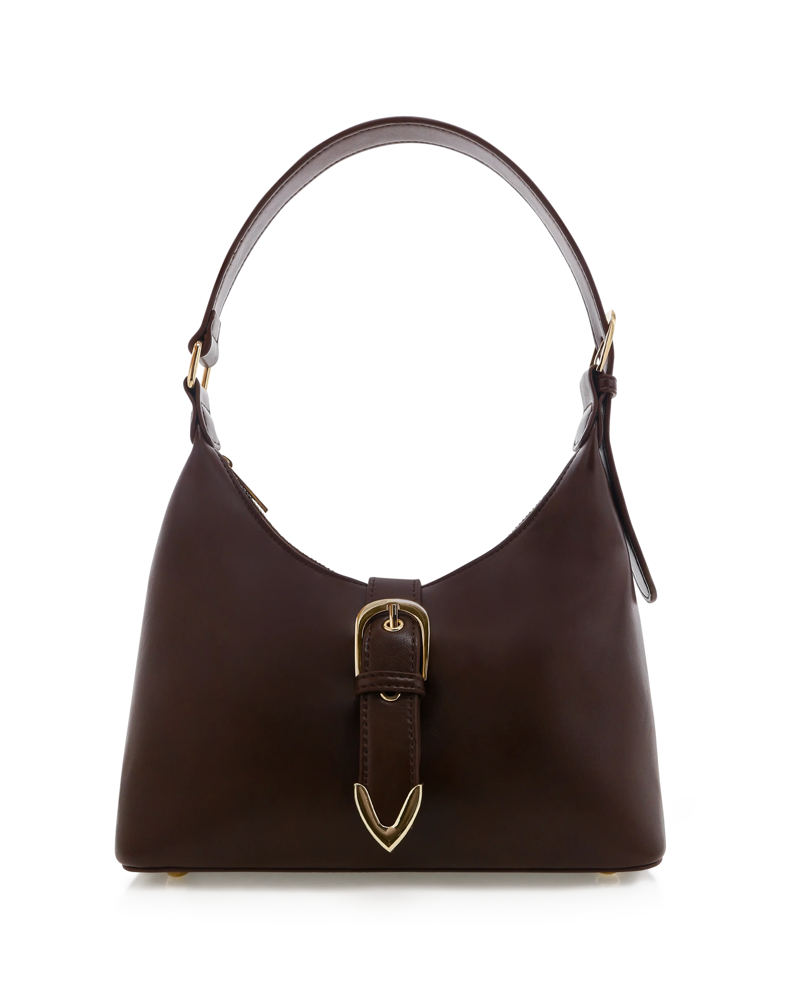LYRA SHOULDER BAG - FUDGE-GOLD