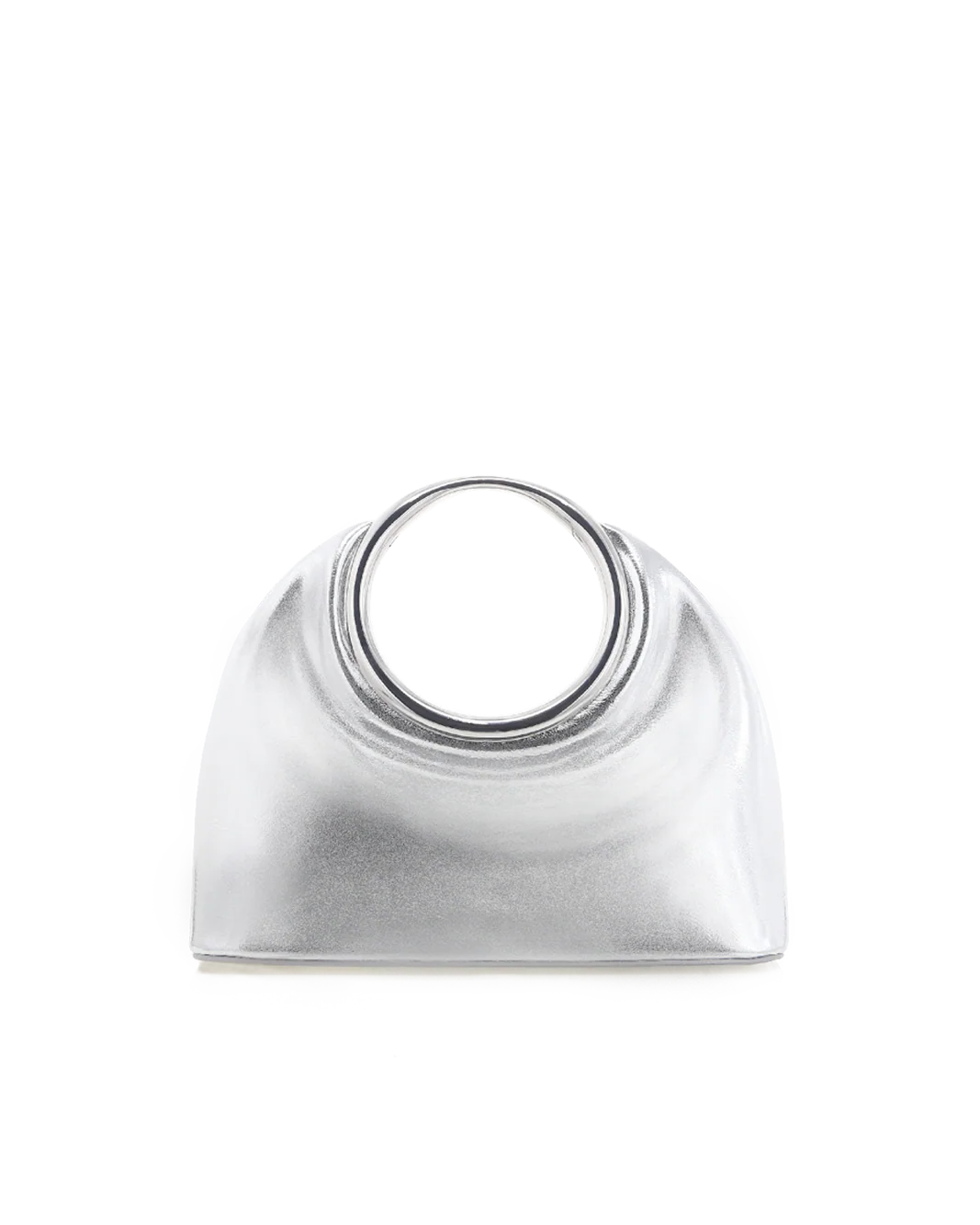 MONROE HANDLE BAG - SILVER METALLIC
