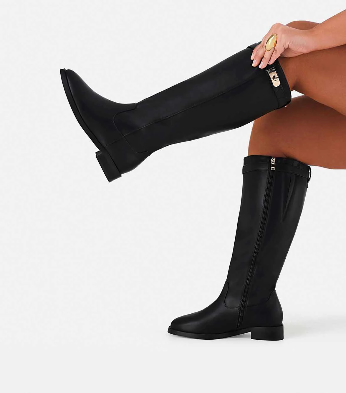 NOEMI EXTENDED CURVE - BLACK - Image 2