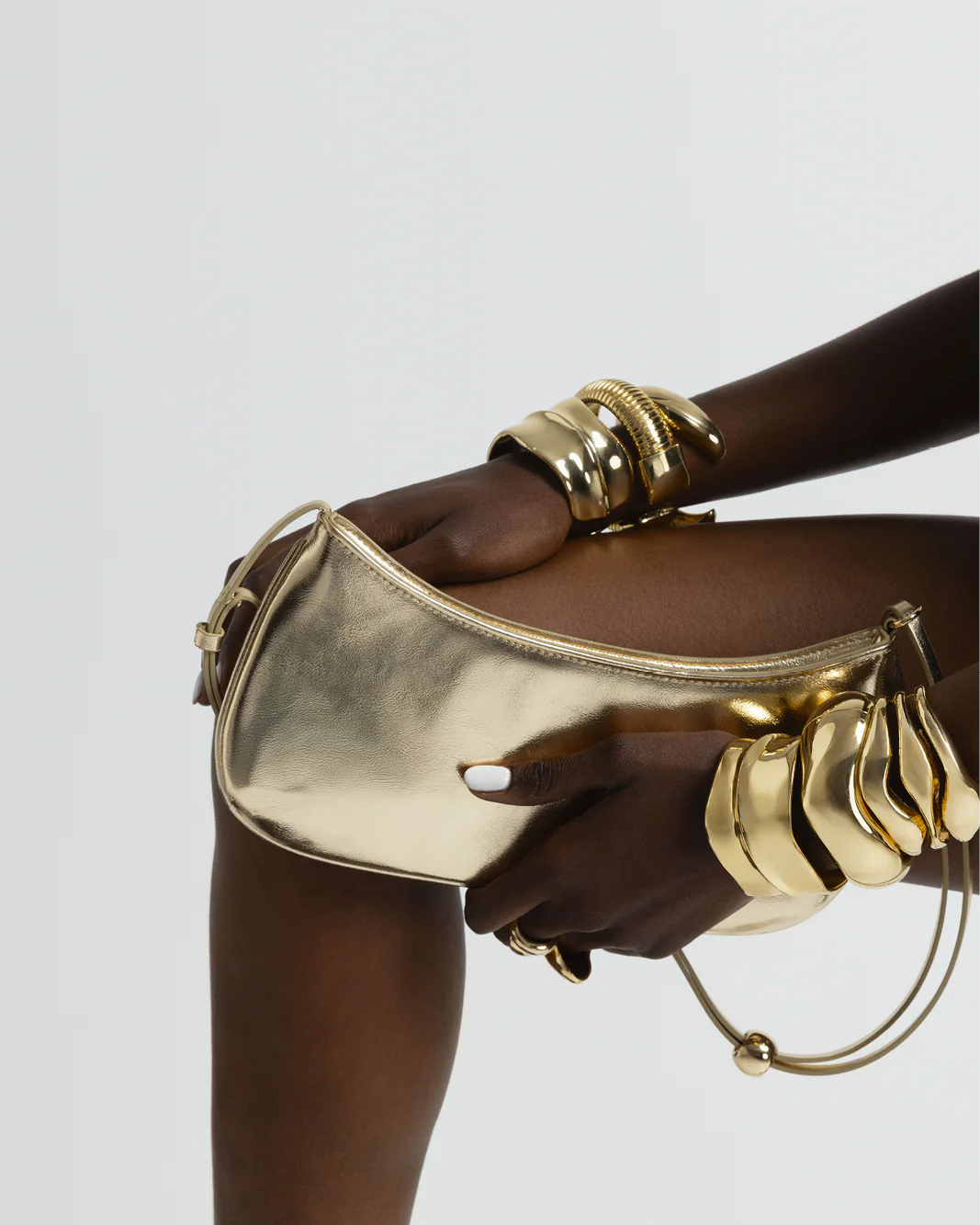 ROSABELLE SHOULDER BAG - GOLD METALLIC - Image 3