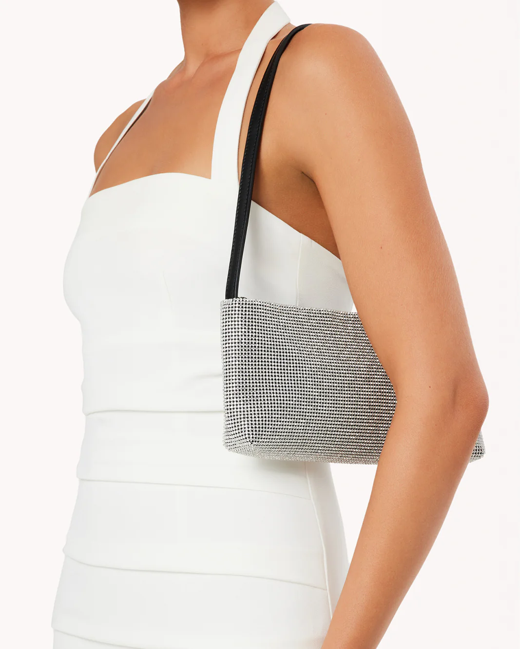 SOPHIA SHOULDER BAG - SILVER-DIAMANTE - Image 3